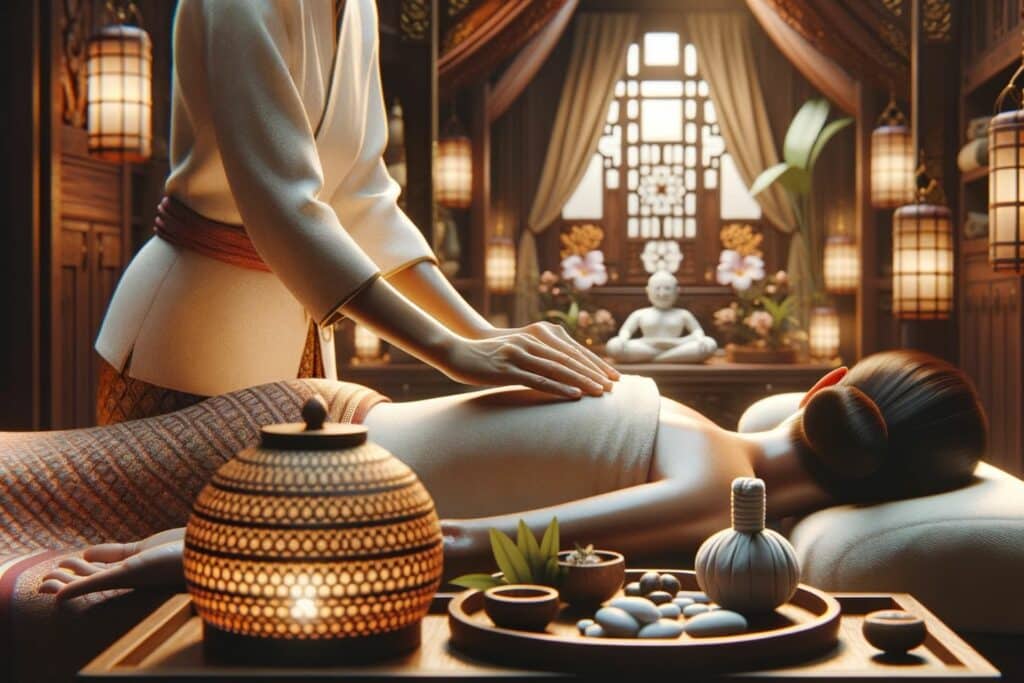 Relaxing Thai massage