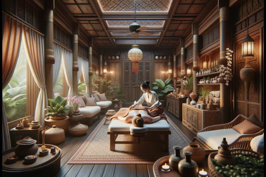 Thai massage room